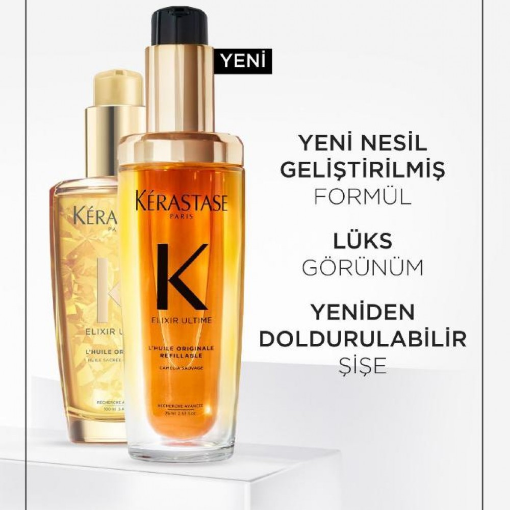 Elixir Ultime Parlaklık Veren Saç Bakım Yağı 75 ML