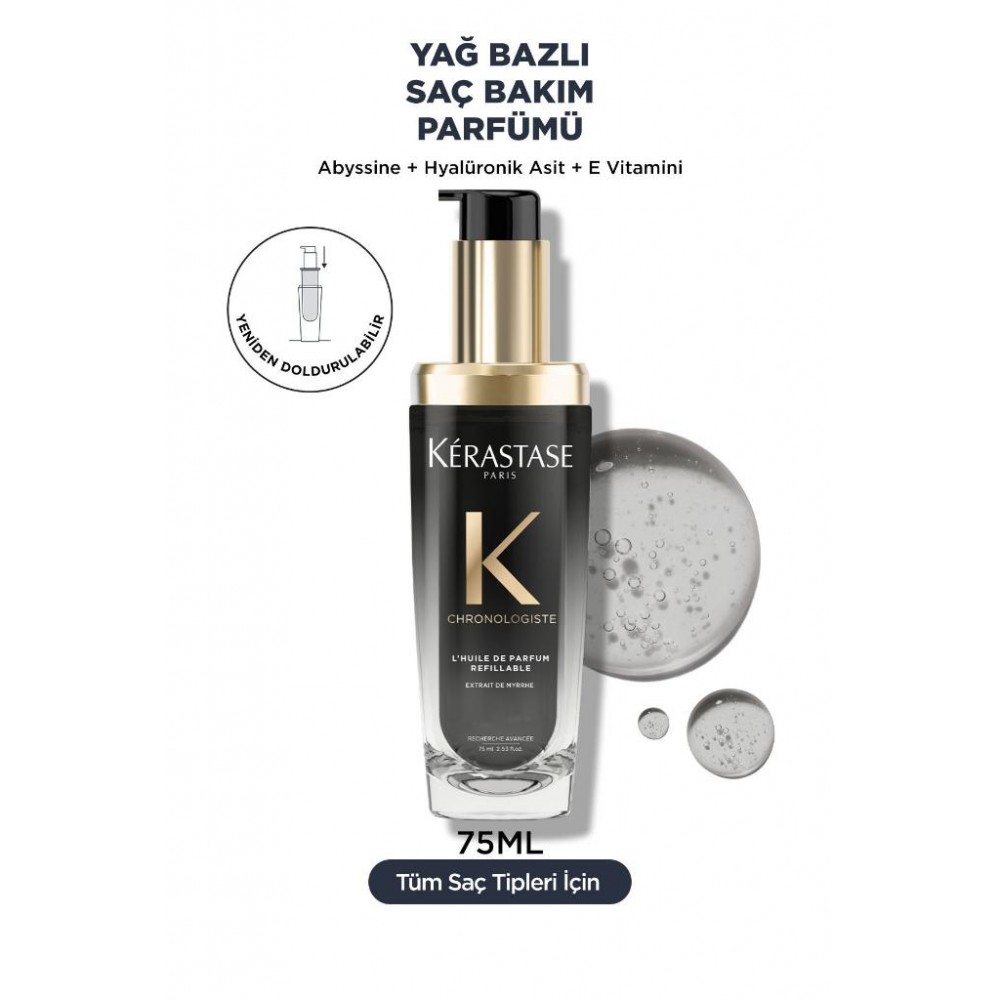 Kerastase Chronologiste L'huile De Parfum Canlandırıcı Saç Bakım Yağı 75 ML